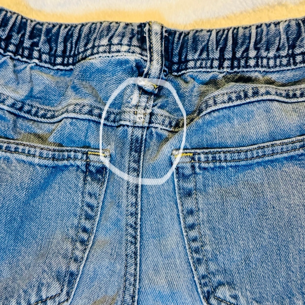 Gap Kids Blue Denim Shorts (size Large) - Picture 11 of 12